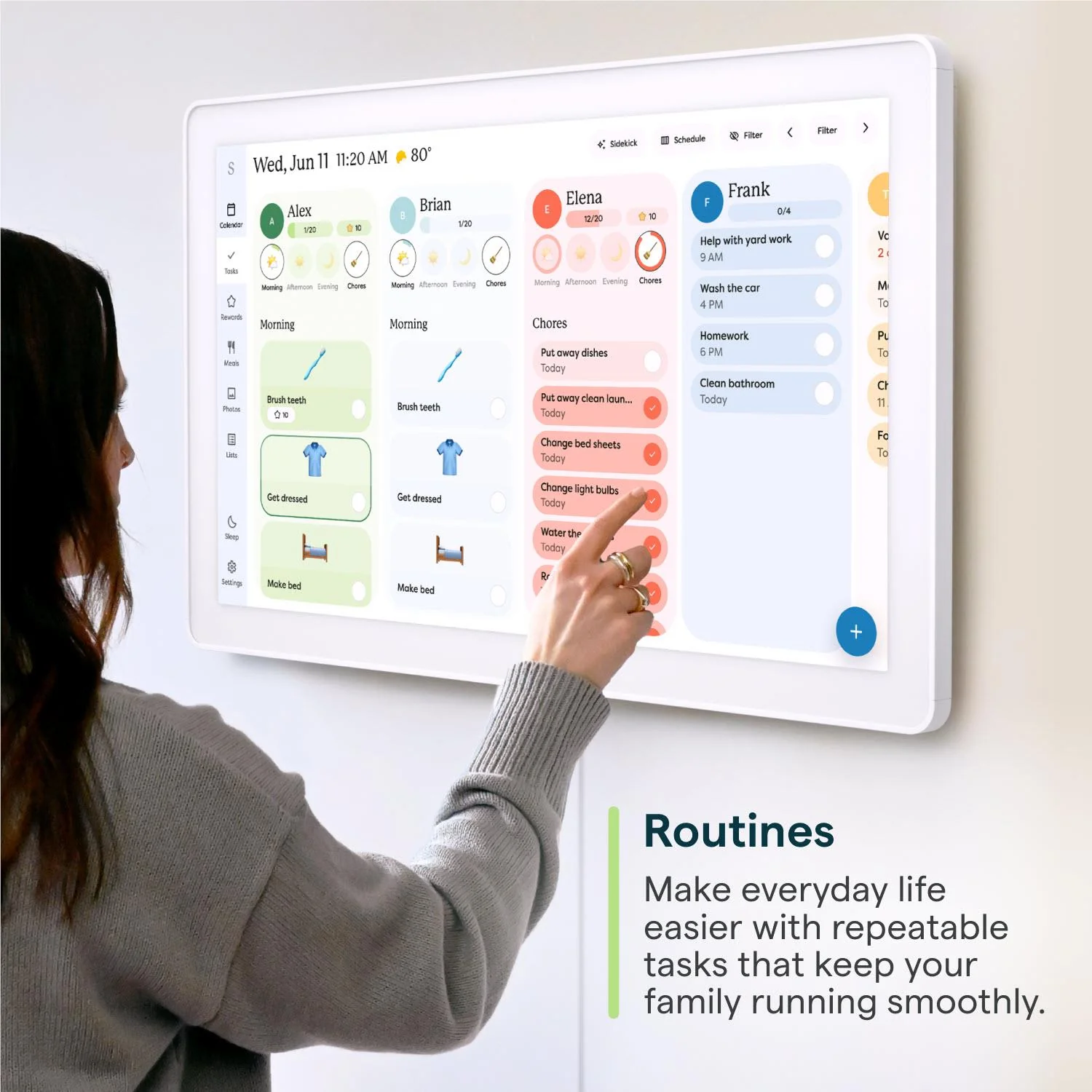 Skylight Calendar Max 27" (White) - Image 4