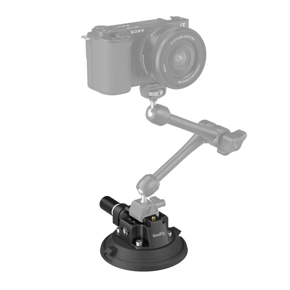 SmallRig 4" Suction Cup Camera Mounting Support for Vehicle Shooting 4122C - Image 4
