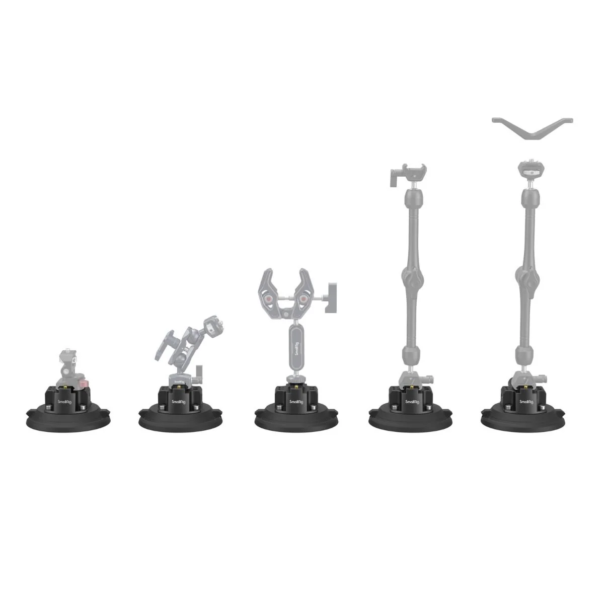 SmallRig 4" Suction Cup Camera Mounting Support for Vehicle Shooting 4122C - Image 5
