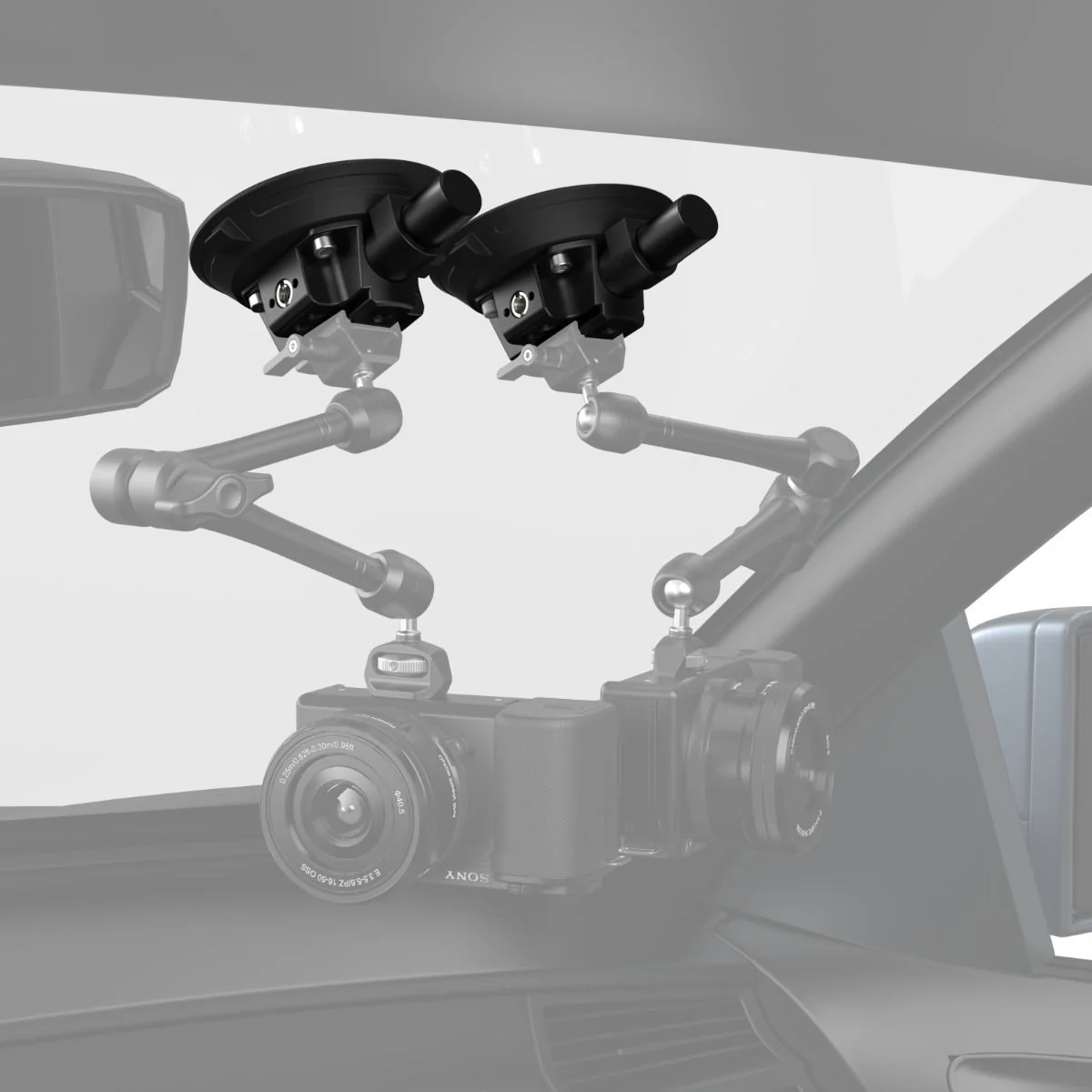 SmallRig 4" Suction Cup Camera Mounting Support for Vehicle Shooting 4122C - Image 6