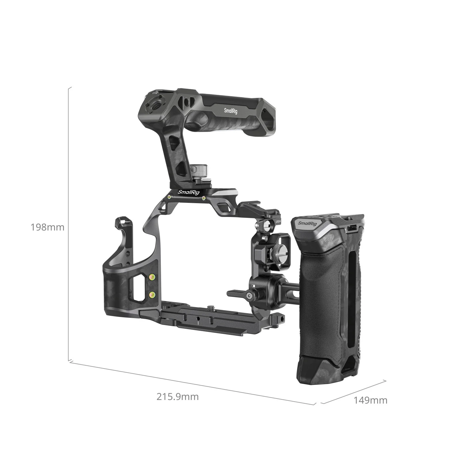 SmallRig Advanced "Rhinoceros" Cage Kit for Sony Alpha 7 V / 7R V / 7 IV 6031 - Image 2