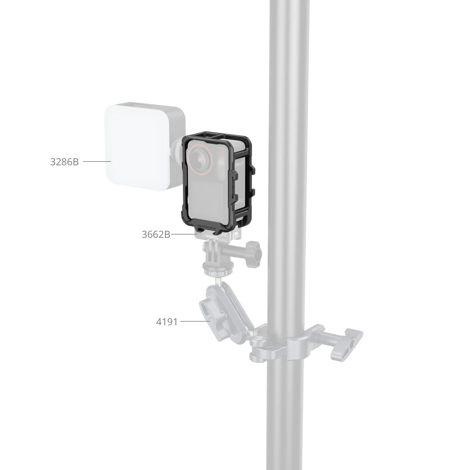 SmallRig Cage for DJI OSMO Action 5 Pro / 4 / 3 5135 - Image 8