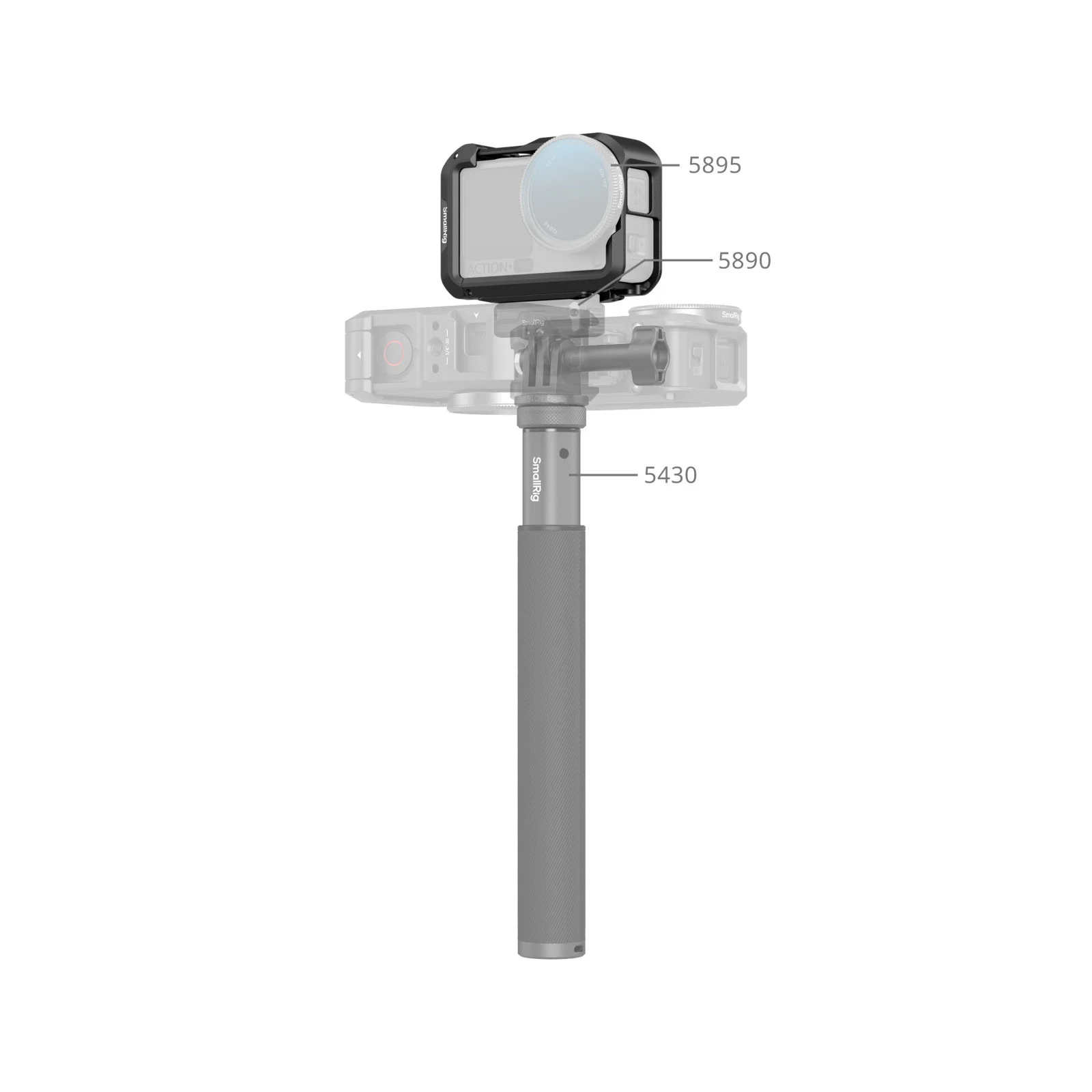 SmallRig Cage for DJI Osmo Action 6 (Advanced Edition) 5887 - Image 6