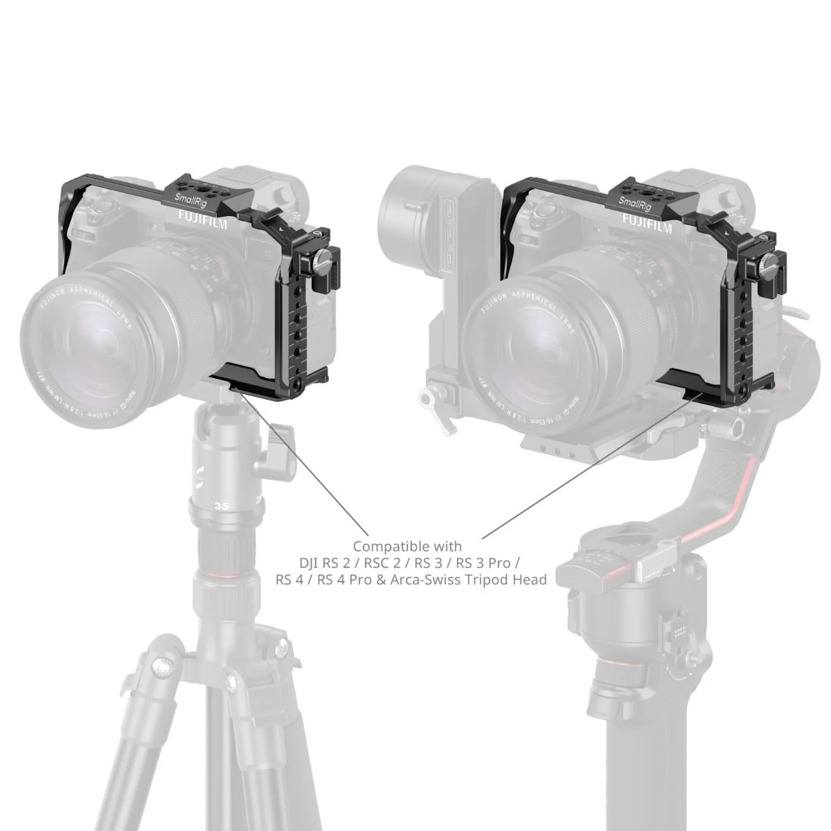 SmallRig Cage for FUJIFILM X-H2 / X-H2S 3934B - Image 5