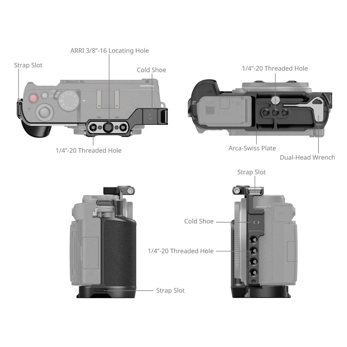SmallRig Cage for Panasonic LUMIX S9 4515 - Image 4