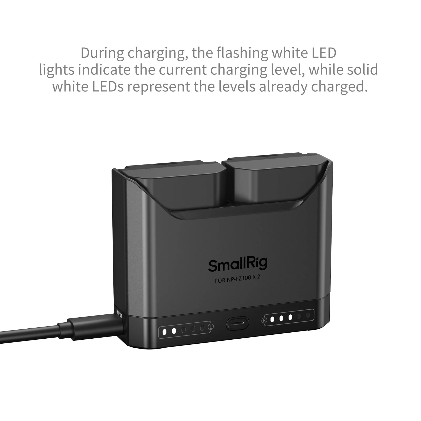 SmallRig Camera Battery Charger for NP-FZ100 5489 - Image 5