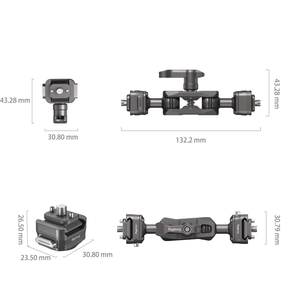 SmallRig HawkLock H21 Quick Release Magic Arm with Ball Head 4488 - Image 2