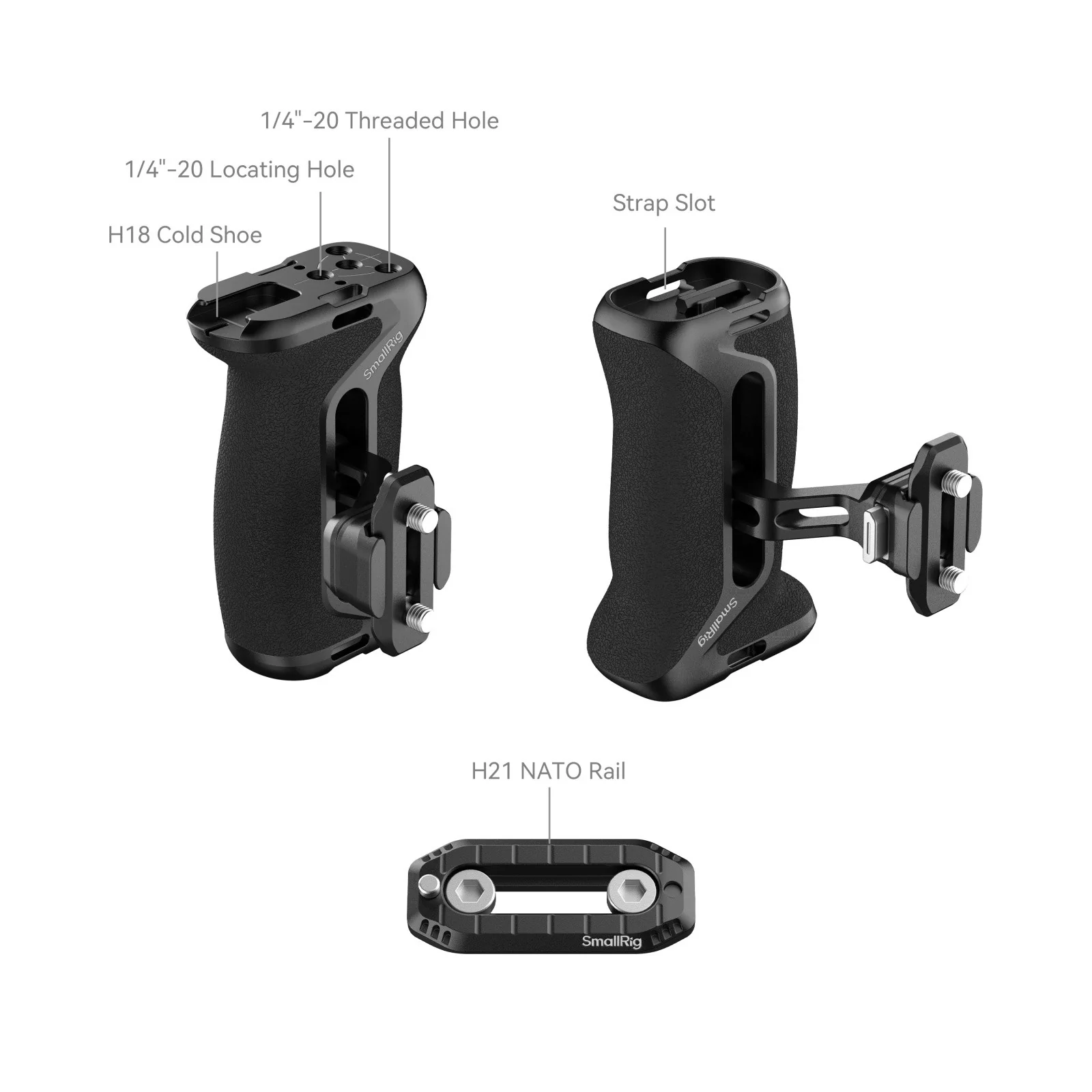 SmallRig HawkLock H21 Quick Release Side Handle 5633 - Image 6