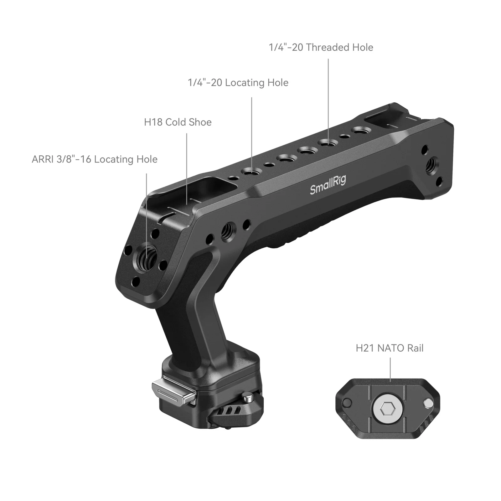 SmallRig HawkLock H21 Quick Release Top Handle 5632 - Image 5