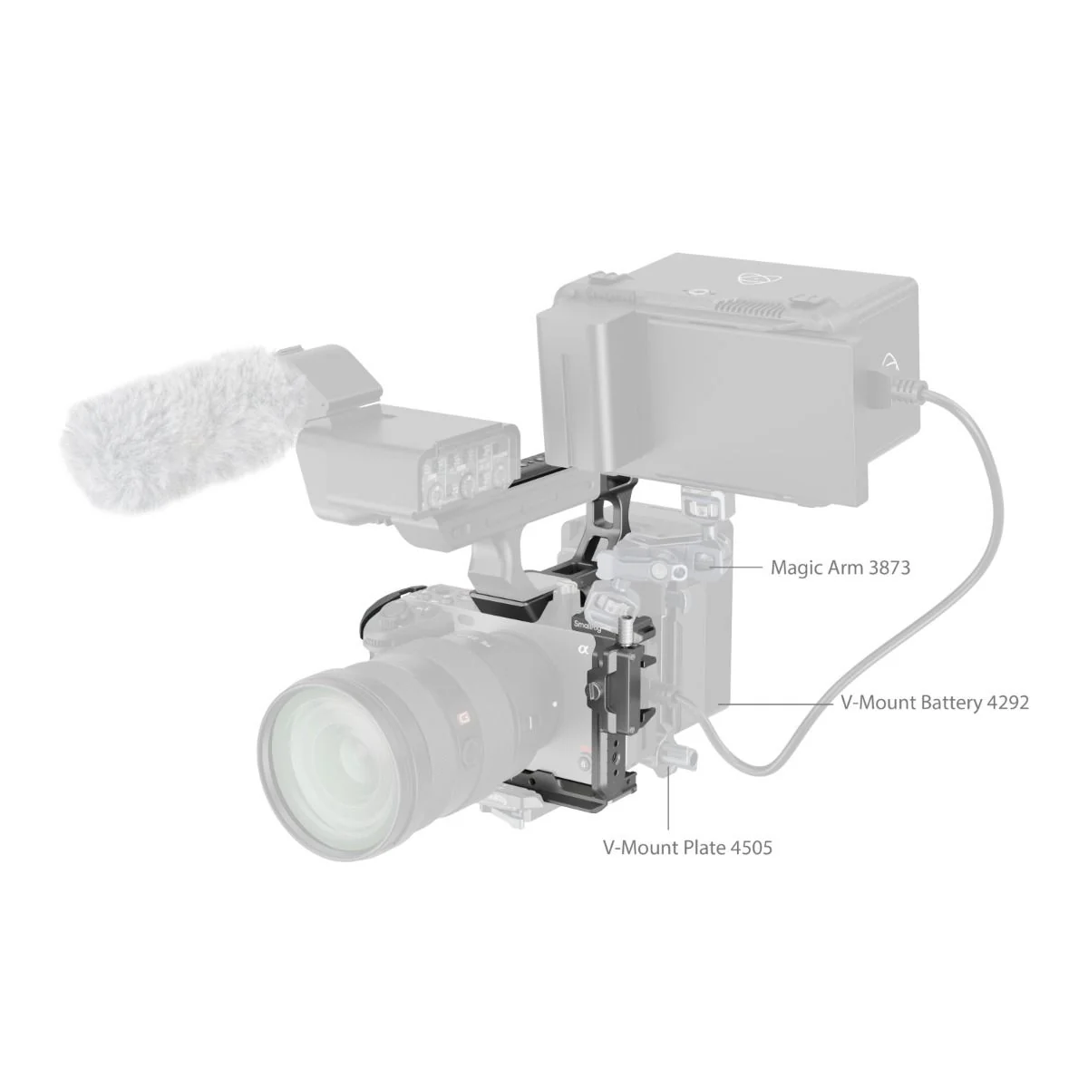 SmallRig HawkLock Quick Release Advanced Cage Kit for Sony FX3 / FX30 4771 - Image 5