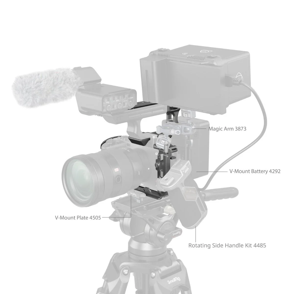 SmallRig HawkLock Quick Release Advanced Cage Kit for Sony FX3 / FX30 4771 - Image 6