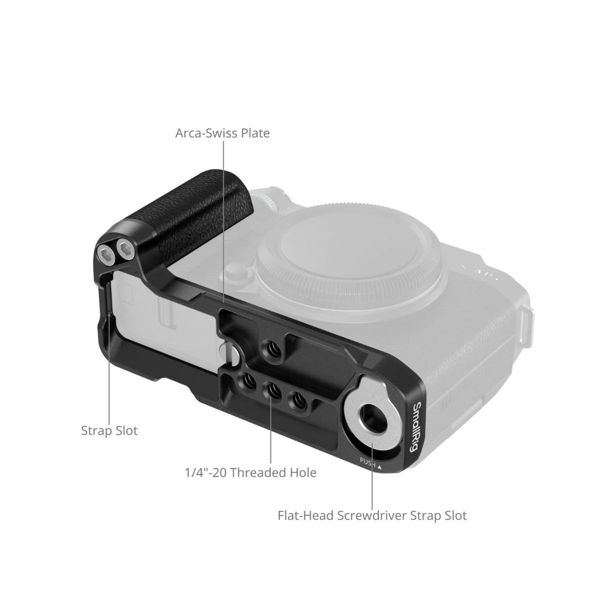 SmallRig L-Shape Mount for Fujifilm X-M5 (Black) - Image 3