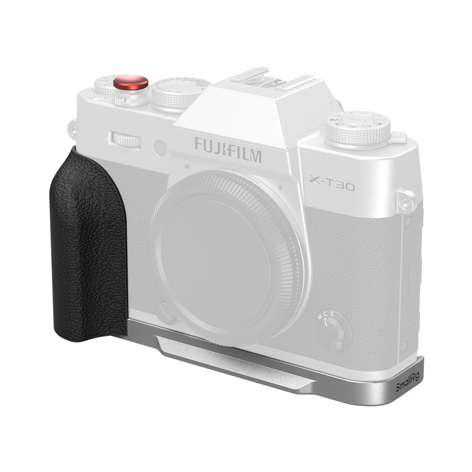 SmallRig L-Shaped Mount Plate with Silicone Handle for FUJIFILM X-T30 / X-T30 II / X-T30 III (Silver) 5664 - Image 5