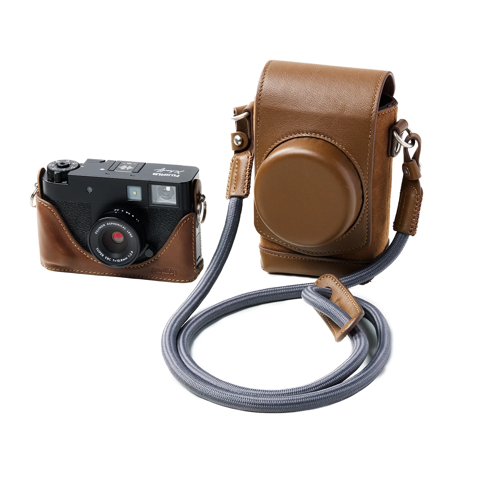 SmallRig Leather Case Kit for FUJIFILM X half (Brown) 5218 - Image 2