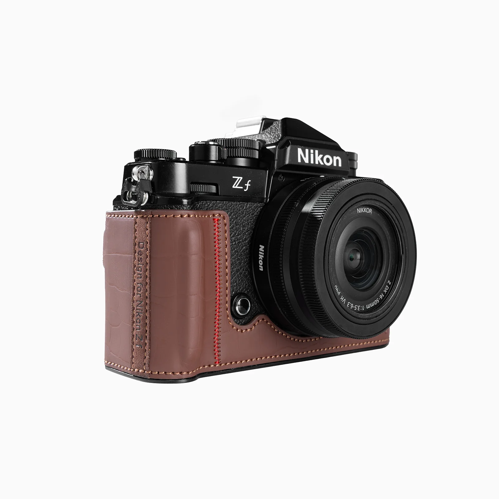 SmallRig Leather Case Kit for Nikon Z f (Brown) 5096 - Image 6