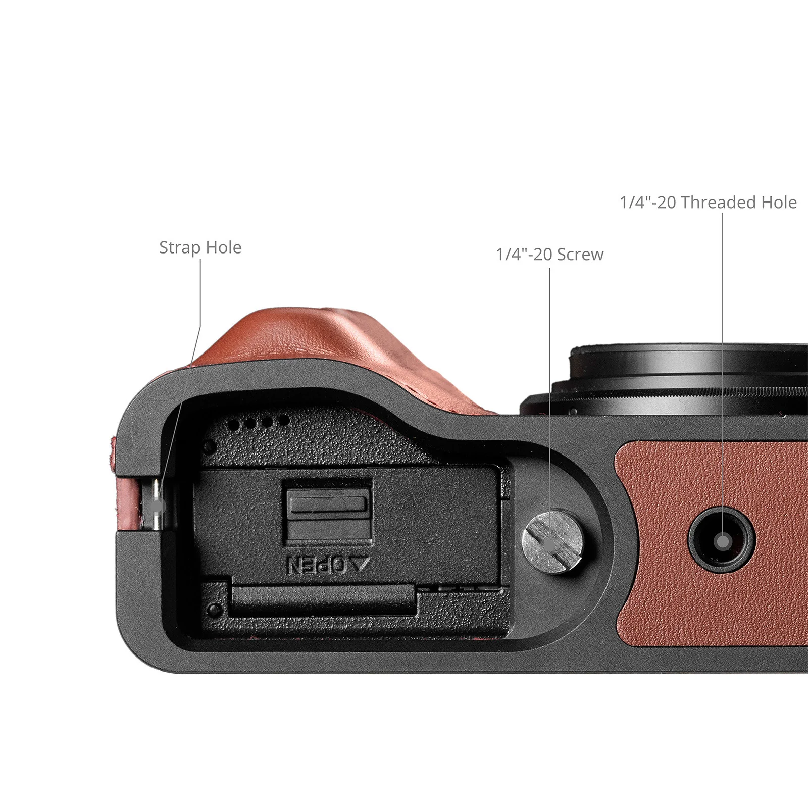 SmallRig Leather Case Kit for RICOH GR IV / GR III / GR IIIx / GR III HDF / GR IIIx HDF (Red) 5678 - Image 3