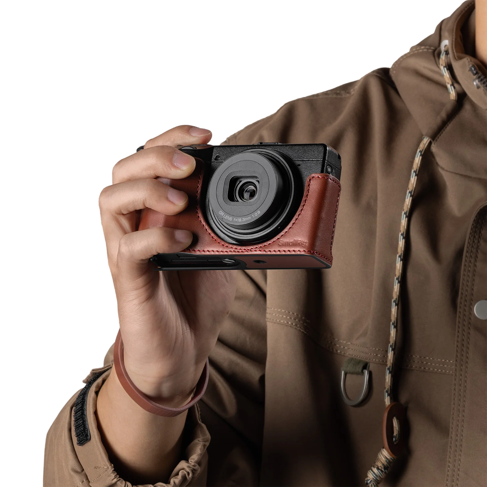 SmallRig Leather Case Kit for RICOH GR IV / GR III / GR IIIx / GR III HDF / GR IIIx HDF (Red) 5678 - Image 4