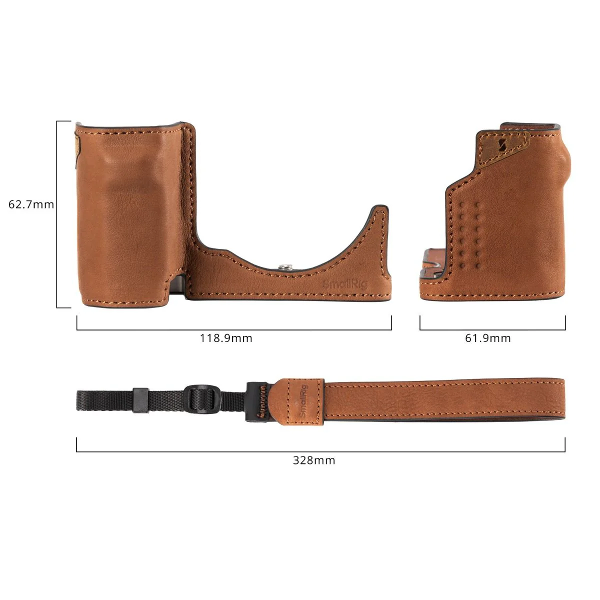 SmallRig Leather Case Kit for Sony ZV-E10 II (Brown) 4889 - Image 2