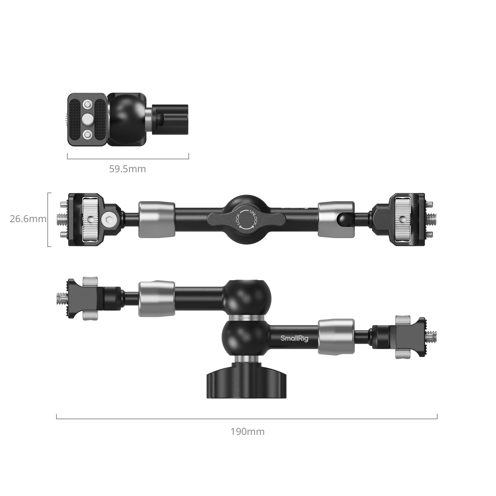 SmallRig Magic Arm Support (7") 5308 - Image 3