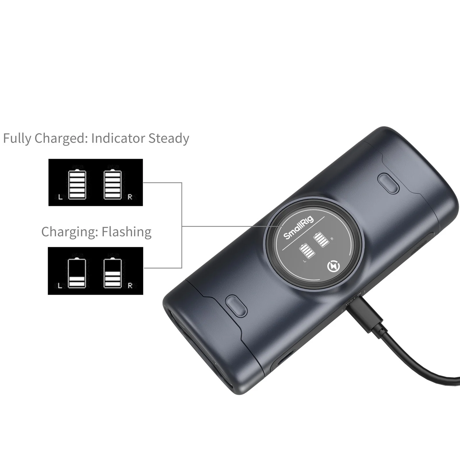 SmallRig Portable Charger Case for LP-E6P Camera Batteries 5105 - Image 3