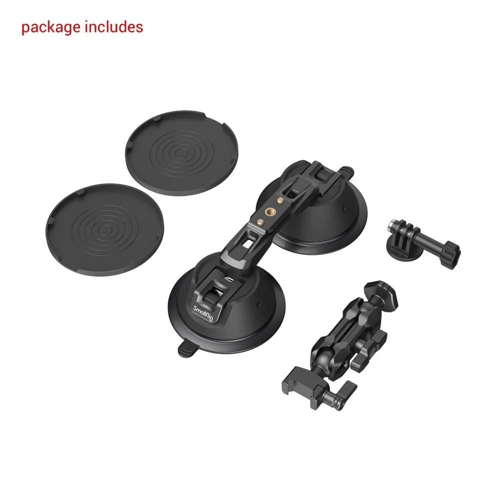 SmallRig Portable Dual Suction Cup Camera Mount SC-2K 3566 - Image 2