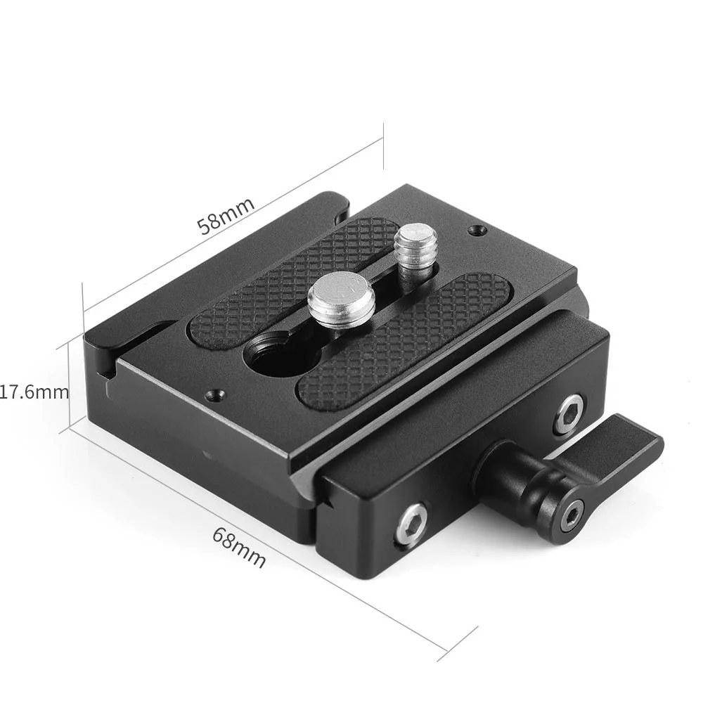 SmallRig Quick Release Clamp and Plate Arca-type Compatible 2280 (Black) - Image 3
