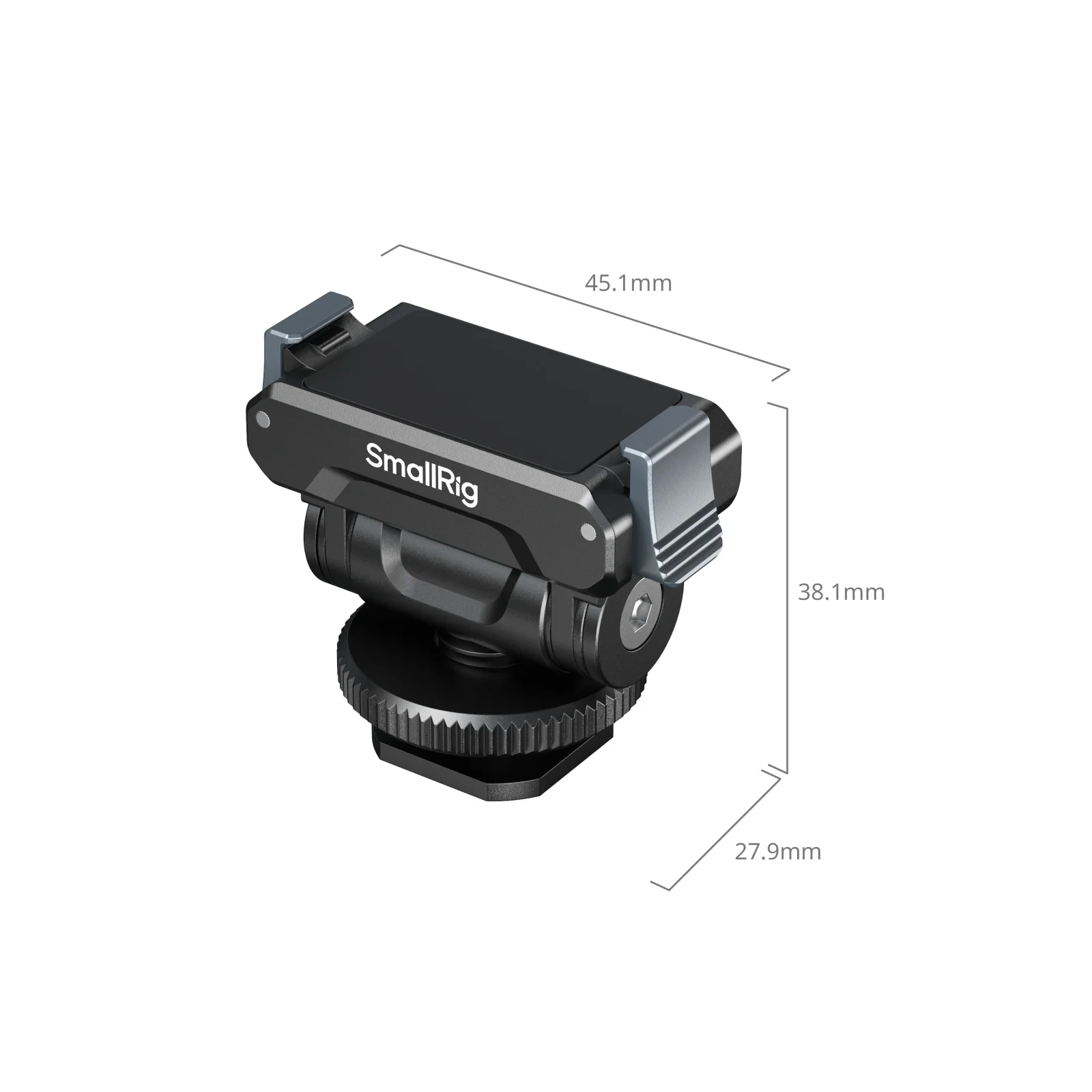 SmallRig Quick Release Support for DJI Osmo Action 5 Pro / 4 / 3 with Cold Shoe Adapter 5436 - Image 2