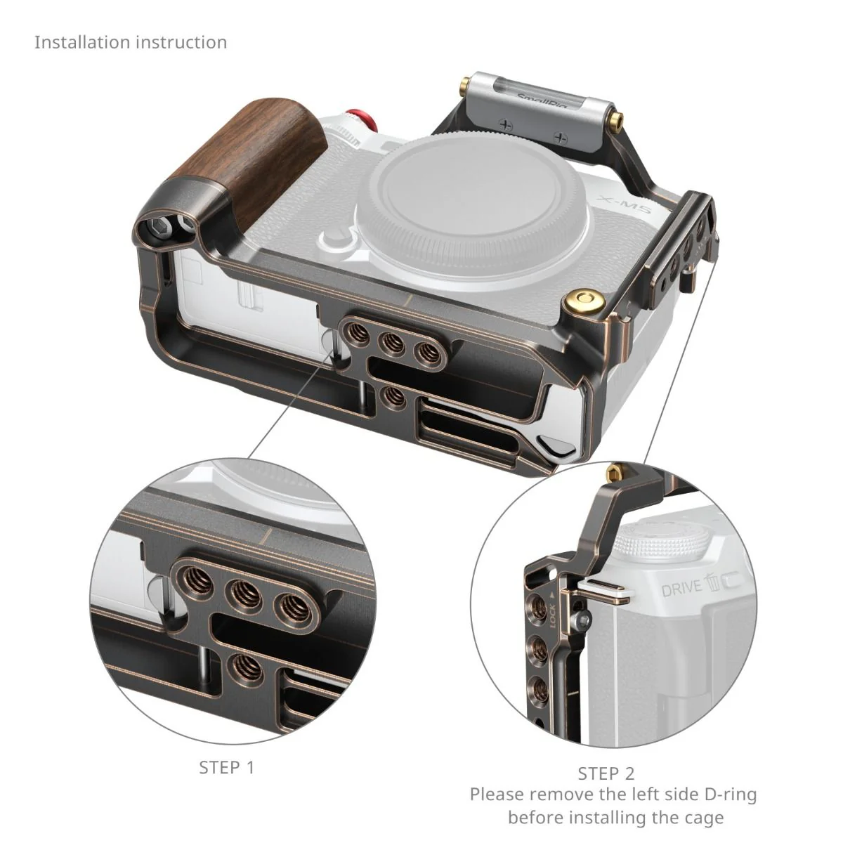 SmallRig Retro Cage for FUJIFILM X-M5 4892 - Image 4