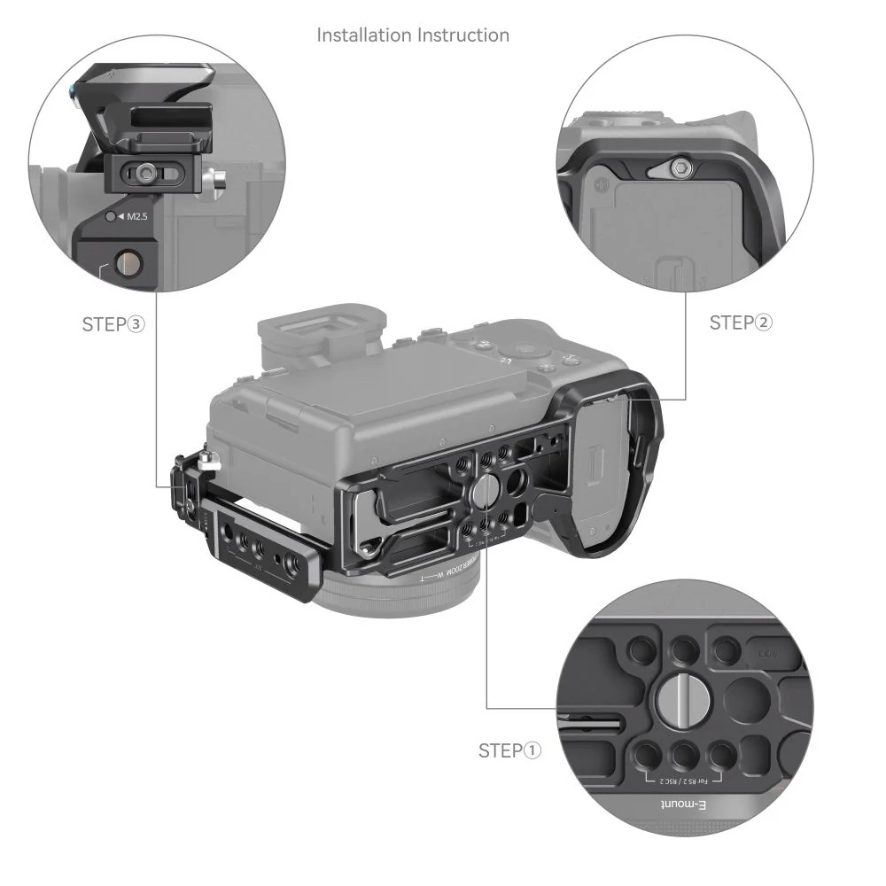 SmallRig Rhinoceros Cage Kit – Sony Alpha 7R V / 7 IV / 7S III - Image 5