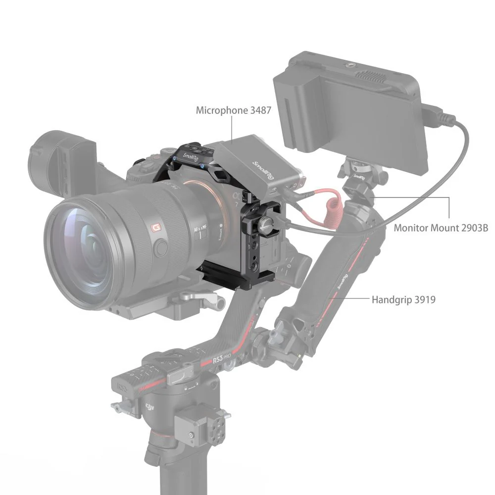 SmallRig Rhinoceros Cage Kit – Sony Alpha 7R V / 7 IV / 7S III - Image 6