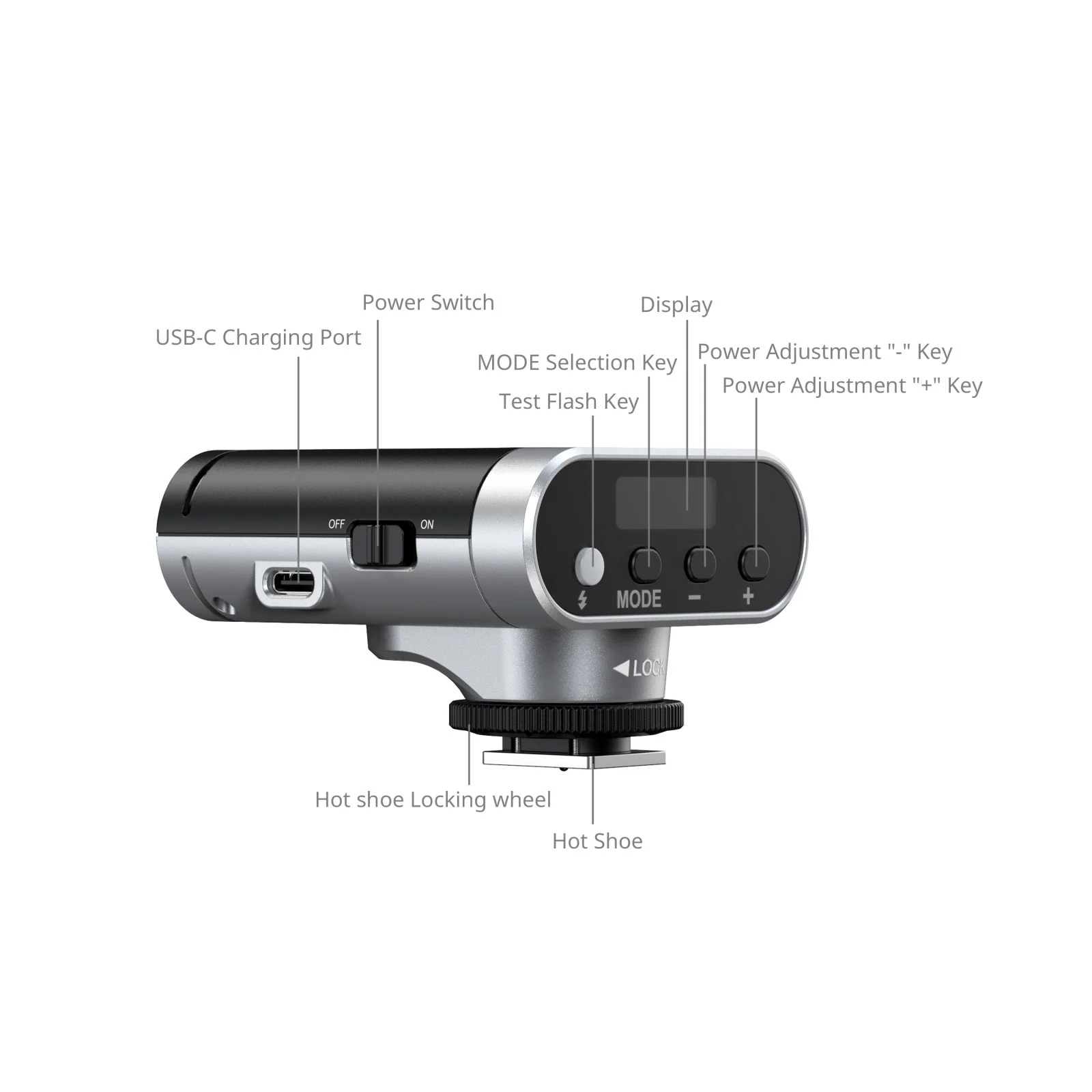 SmallRig RS20 mini Speedlite Flash (Silver) 5818 - Image 4