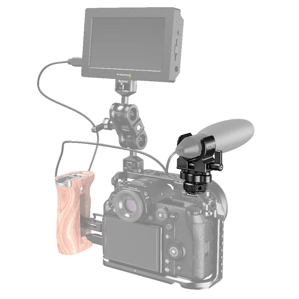 SmallRig Shotgun Microphone Holder (Cold Shoe) BSM2352 - Image 5