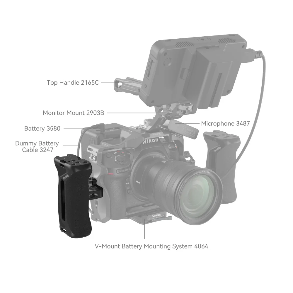 SmallRig Side Handle with 1/4"-20 Screws 4015 - Image 7