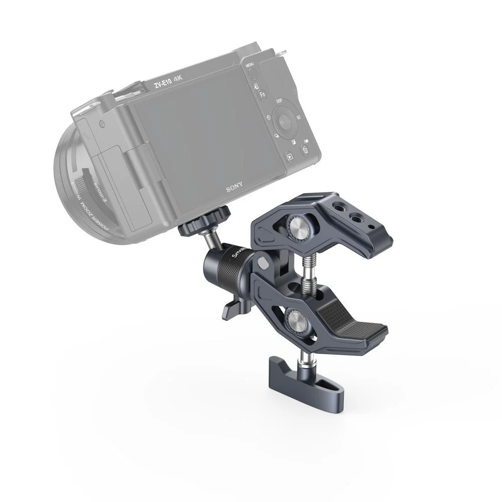SmallRig Super Clamp with 360° Ball Head Mount for Action Cameras 4102B - Image 6