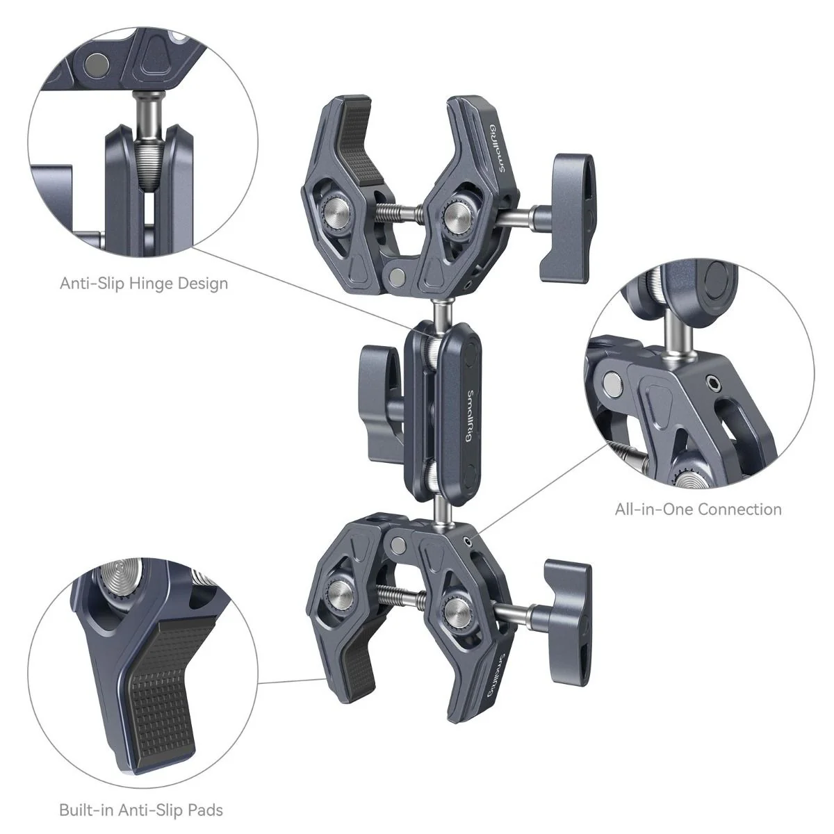 SmallRig Super Clamp with Double Crab-Shaped Clamps 4103B - Image 4