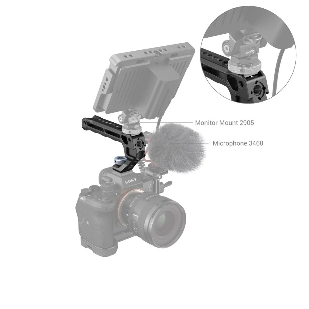 SmallRig Top Handle with Cold Shoe (Lite) 3764 - Image 5