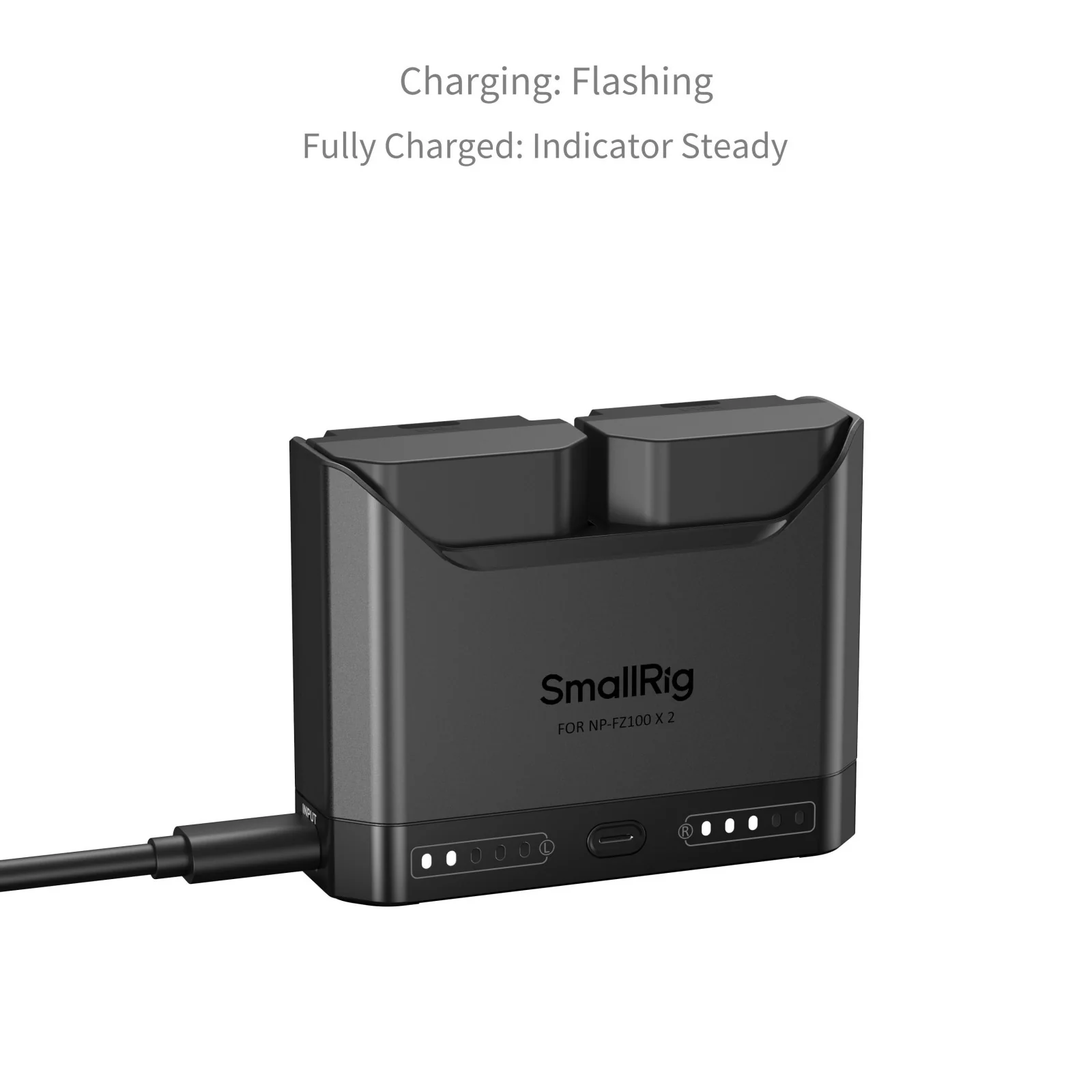 SmallRig Turbo Charging Kit for NP-FZ100 Camera Batteries 5483 - Image 4