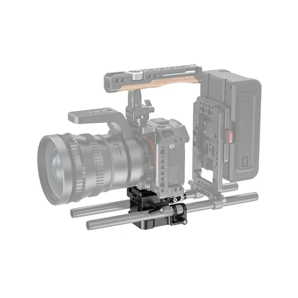 SmallRig Universal 15mm Rail Support System Baseplate 2092B - Image 6