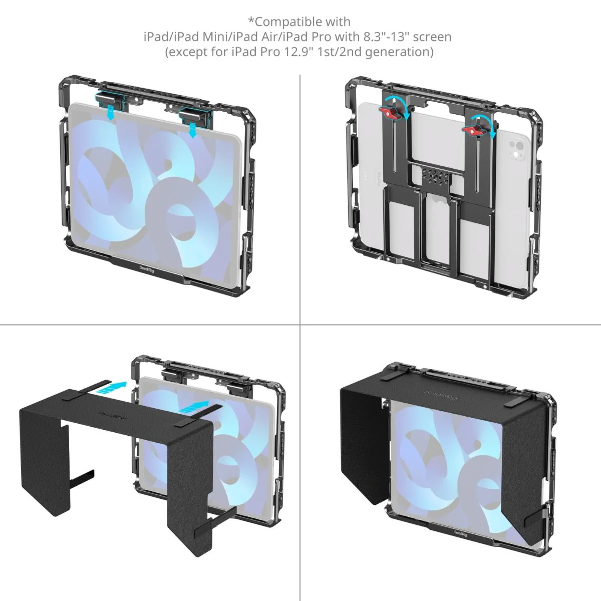 SmallRig Universal Cage for iPad MD5059 - Image 4