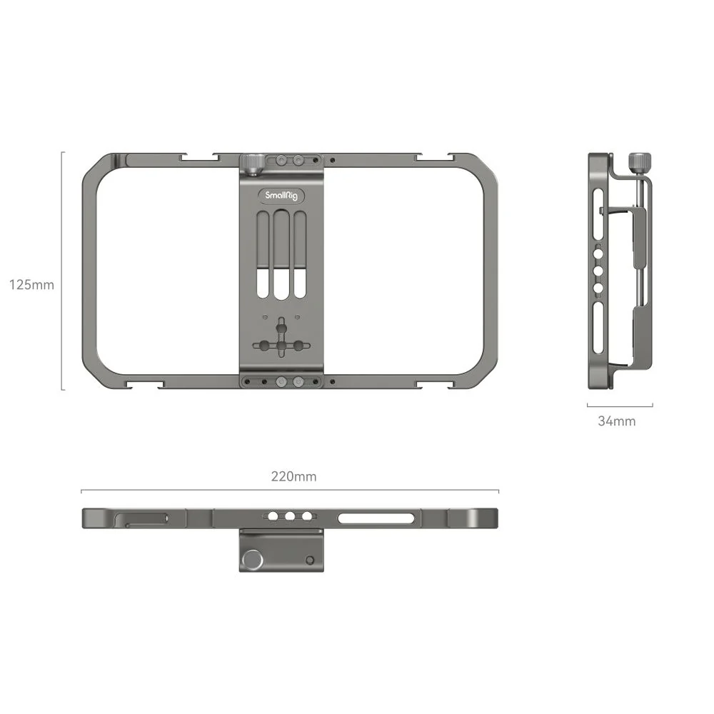 SmallRig Universal Mobile Phone Cage 2791B - Image 3