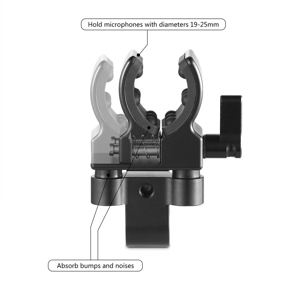 SmallRig Universal Shotgun Microphone Mount 1993B - Image 3