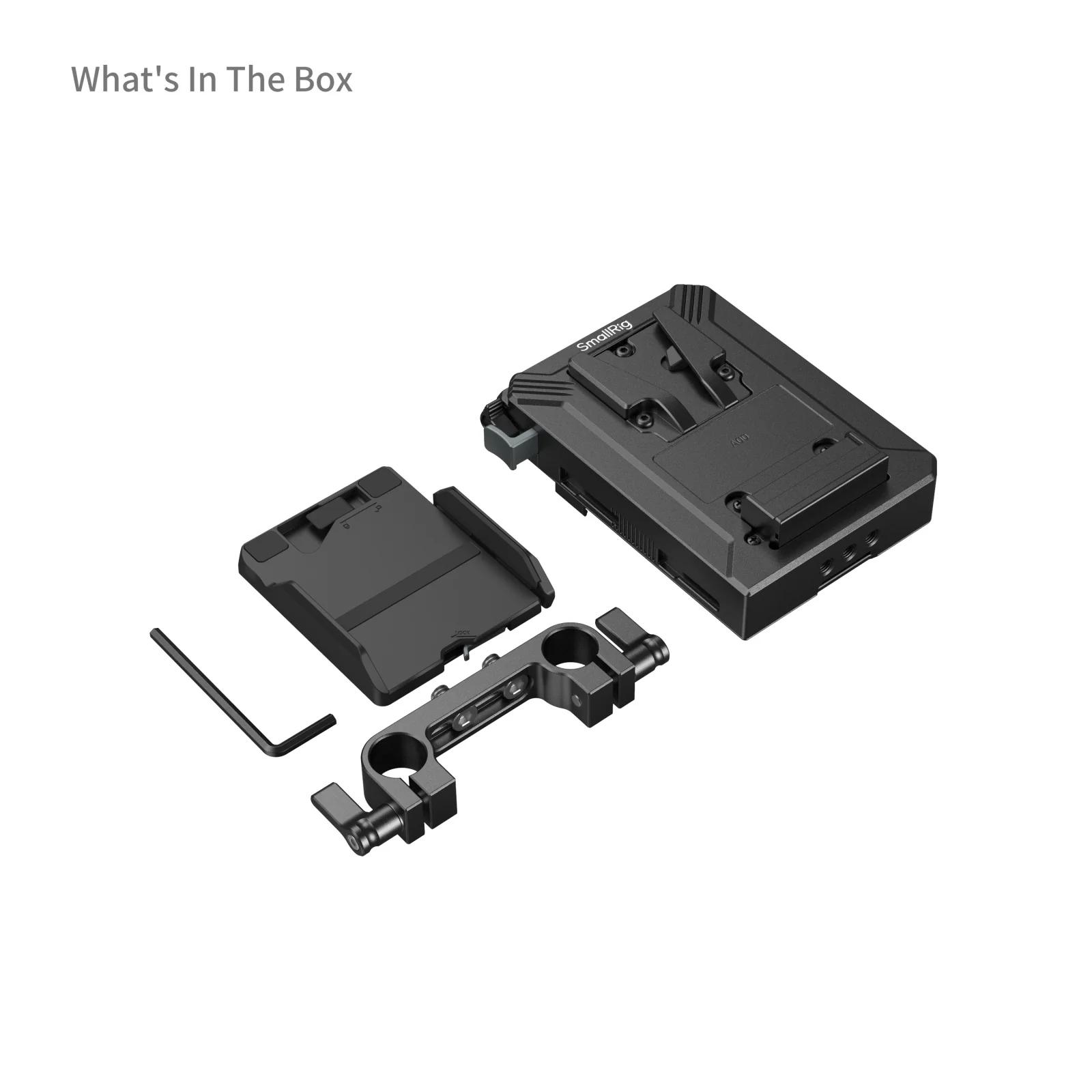 SmallRig V-Mount Battery Mount Plate Kit for 15mm LWS Rods 5226 - Image 4