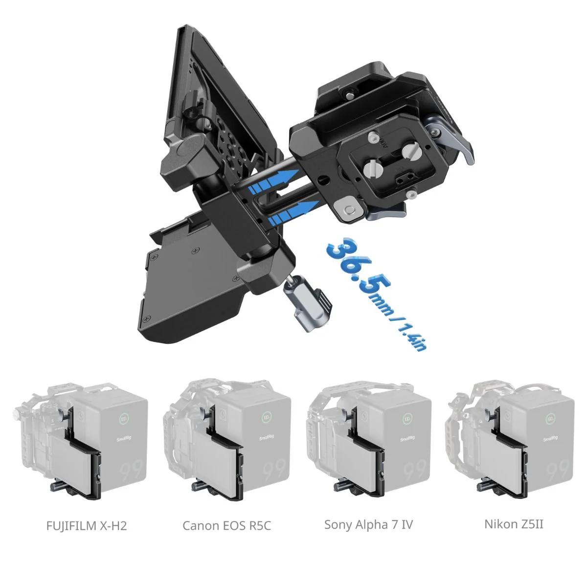 SmallRig V-Mount Battery Mount Plate Kit (Pro) 5315 - Image 7