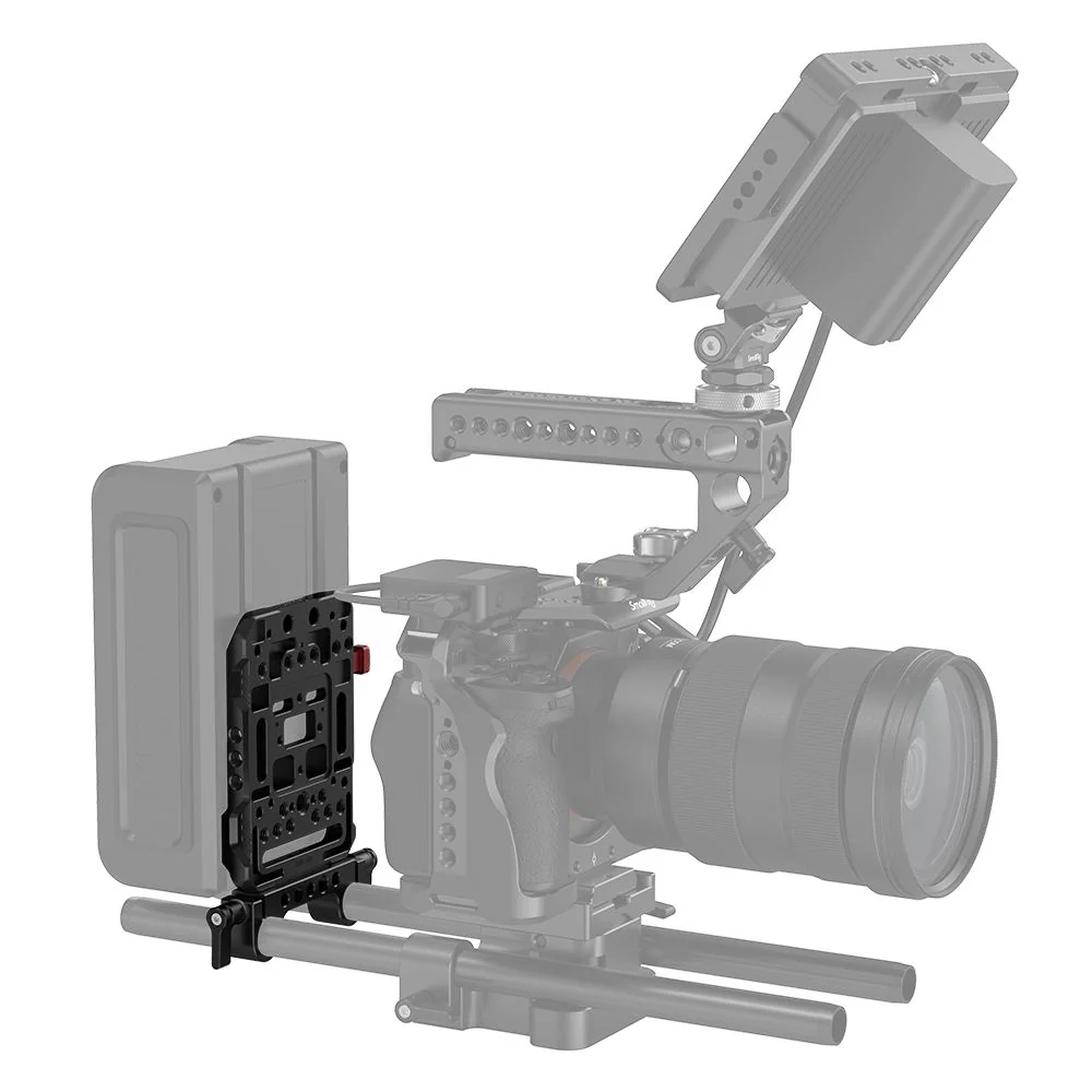SmallRig V Mount Battery Plate with Adjustable Arm 2991 (Black) - Image 8