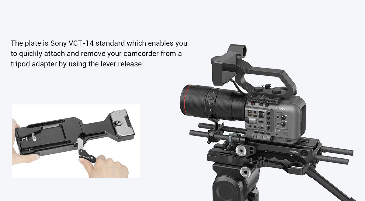 SmallRig VCT-14 Quick Release Tripod Plate 2169 - Image 10