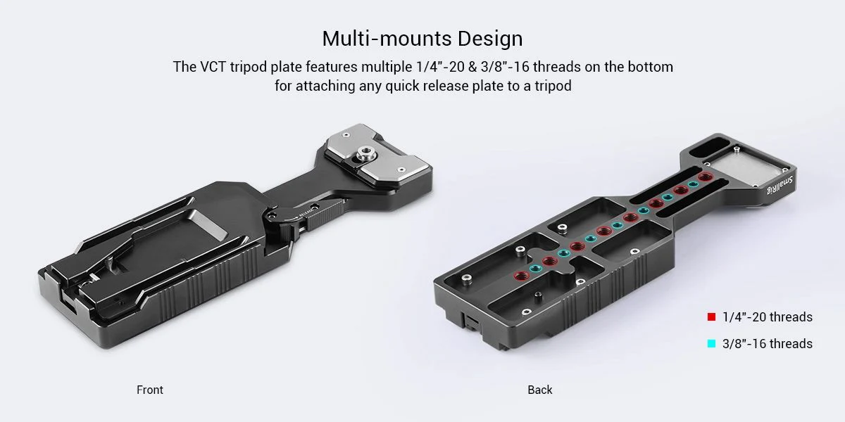 SmallRig VCT-14 Quick Release Tripod Plate 2169 - Image 8