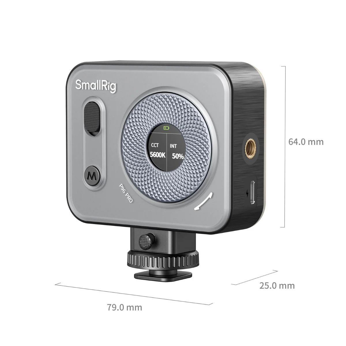 SmallRig Vibe P96 Pro mini LED Video Light (Black) 4660 - Image 4