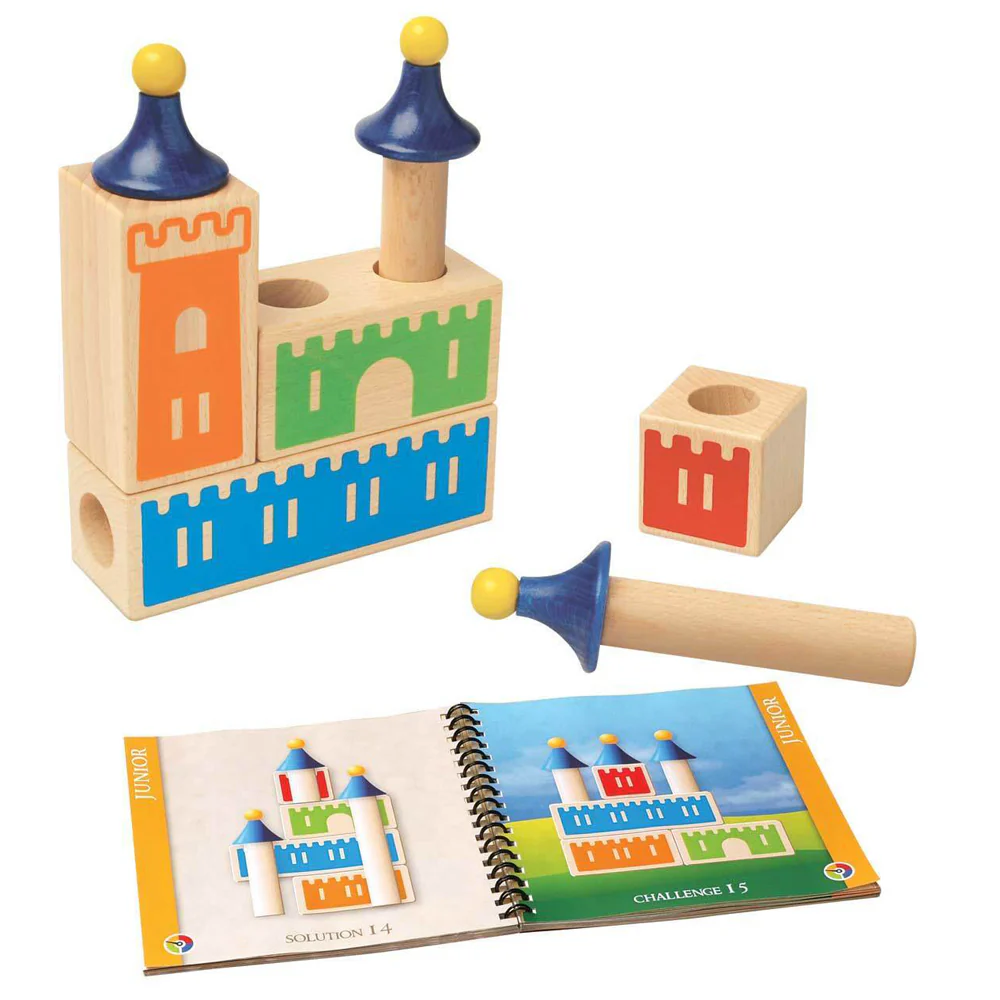 Smart Games Castle Logix Preschool Puzzle Building Blocks - Image 2