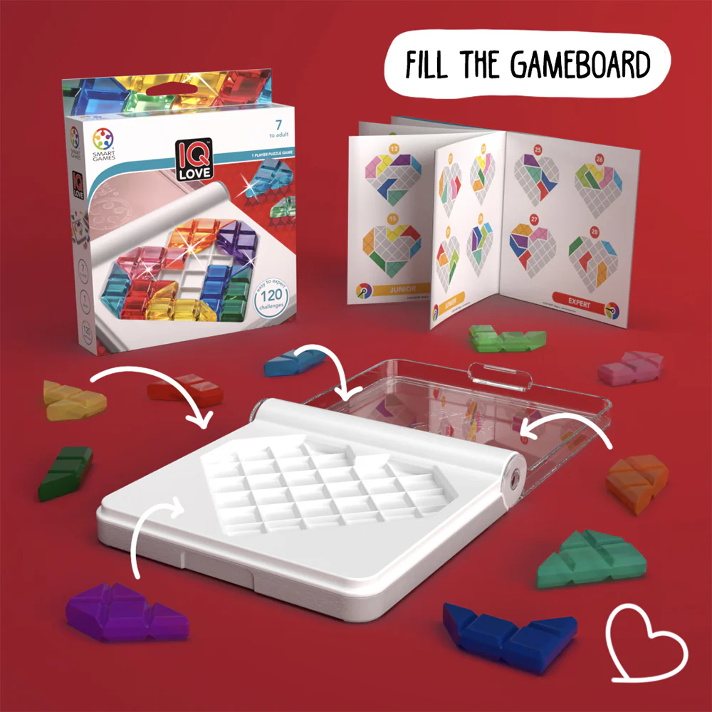 Smart Games IQ Love Single Player Puzzle Game - Image 3