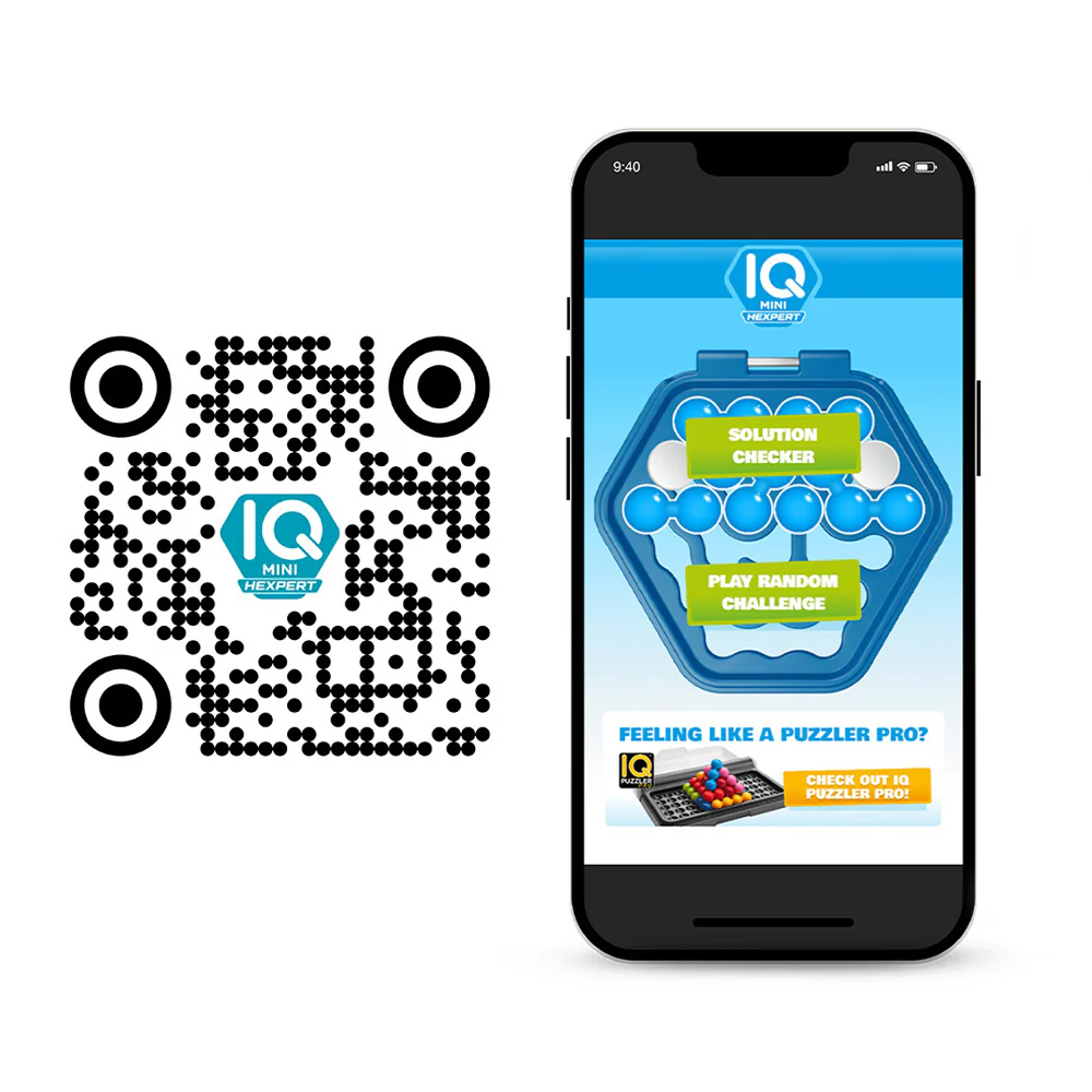 Smart Games IQ Mini Hexpert 1 Player Brain Game - Image 3